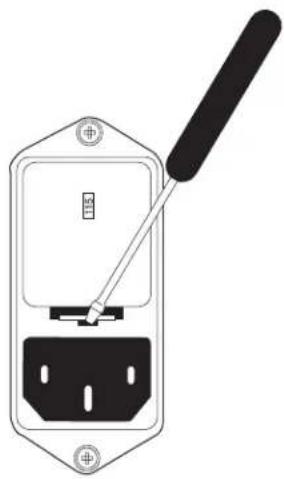 Hartke HA5500 - Spannung des Modells 3500/5500 ändern - 1