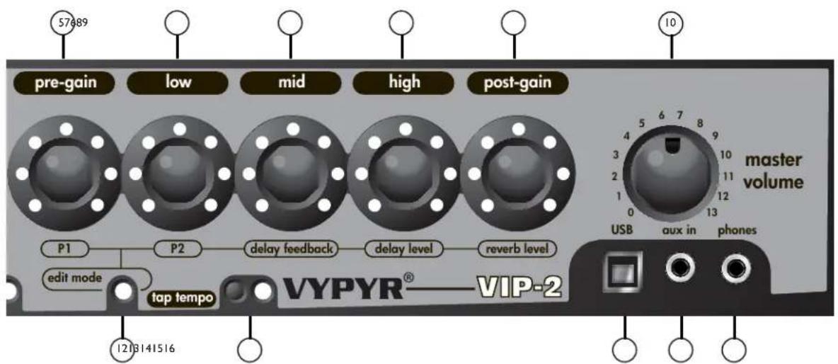PEAVEY Vypyr VIP - CODIFICADOR DE INSTRUMENTO/STOMPBOX - 1