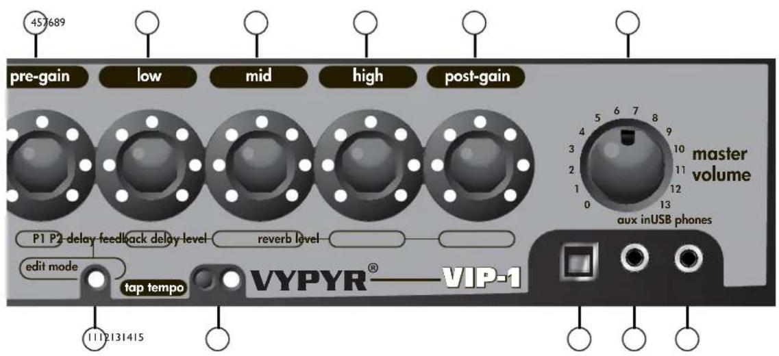 PEAVEY Vypyr VIP - ② ENCODER STRUMENTO/STOMPBOX - 1