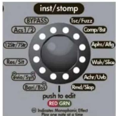 PEAVEY Vypyr VIP - COMMANDE DE MENU SYSTÉME - 2