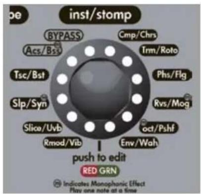 PEAVEY Vypyr VIP - COMMANDE DE MENU SYSTÉME - 1