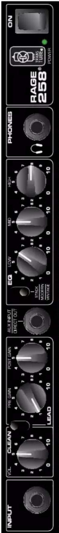 PEAVEY Rage 258 - Égalisation : - 1