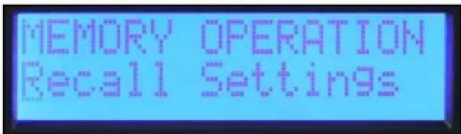 PEAVEY IPR2 5000 - Recuperação de um pré-ajuste - 2