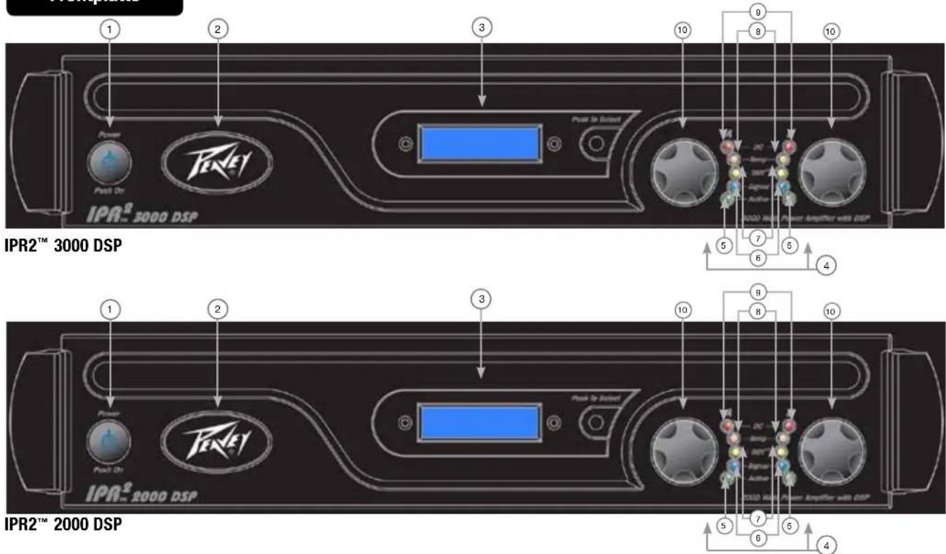 PEAVEY IPR2 3000 - Frontplatte - 1