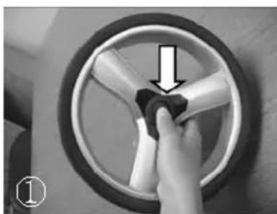 Topmark Vision T8040 - REAR WHEEL ASSEMBLY - 1