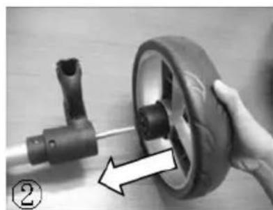 Topmark Vision T8040 - REAR WHEEL ASSEMBLY - 2