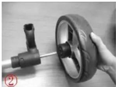 Topmark Vision T8040 - ASSEMBLAGE DES ROUES ARRIÈRE - 2