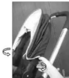 Topmark Vision T8040 - PLACER LA CAPOTE PARE-SOLEIL - 4