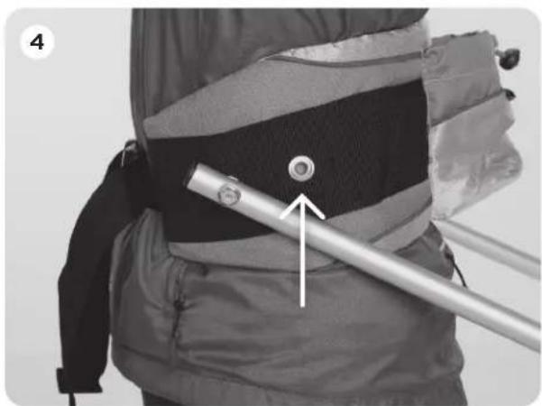 THULE CrossCountry Skiing Hiking Kit - UTILISATION DE LA CEINTURE DE TAILLE - 3