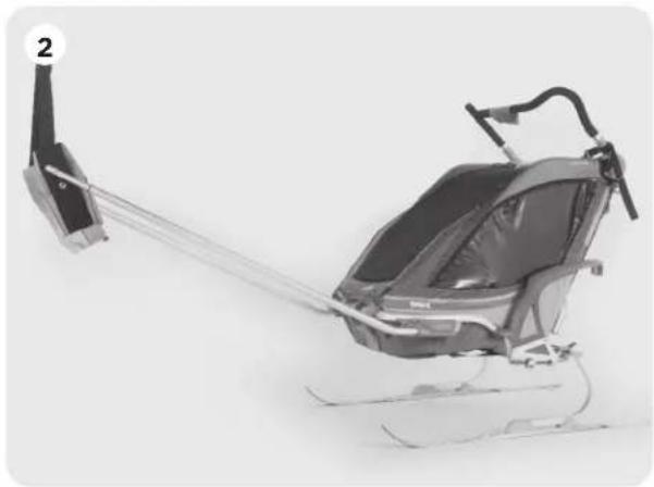 THULE CrossCountry Skiing Hiking Kit - MONTAGE DES BRAS DE SKI (CHINOOK) - 1