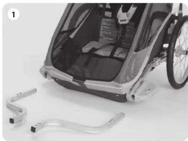 THULE JoggingSet - INSTALLATION DES BRAS DE JOGGING - 1