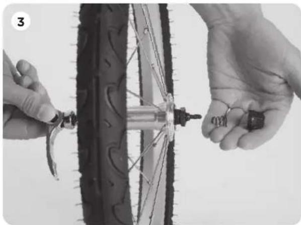 THULE JoggingSet - INSTALLATION DE L'AXE À DÉGAGEMENT RAPIDE - 1