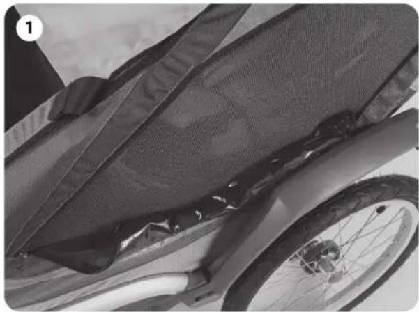 THULE Chariot Chinook 1 - UTILISATION DES FENÊTRES LATÉRALES ET SUPÉRIEURE - 1