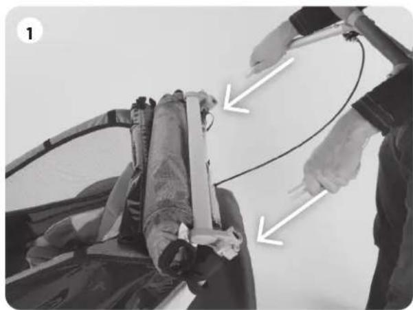 THULE Chariot CX 2 - Installation du GUIDON - 1