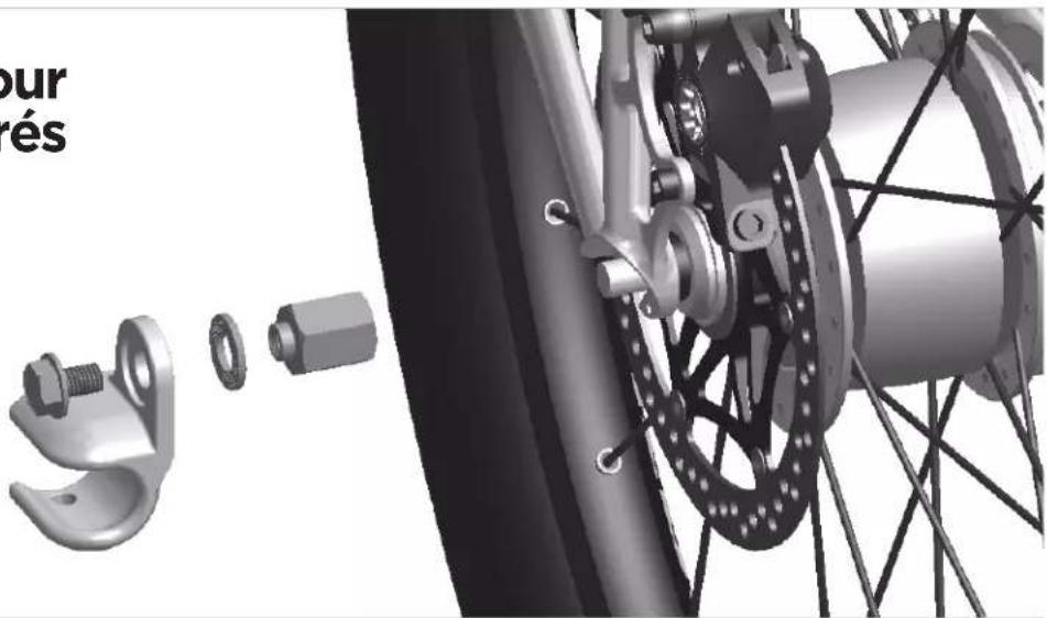 THULE Bicycle Trailer Kit - > Adaptateur pour moyeux intégrés - 1