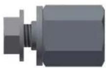 THULE Bicycle Trailer Kit - Adapter voor interne naafkoppeling SRAM, M10x1.0 - 1