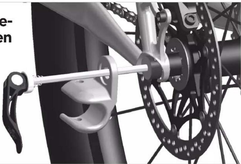 THULE Bicycle Trailer Kit - Adapter für Nabenschaltungssystem SRAM SPECTRO, FG 10,5x1,0 - 2