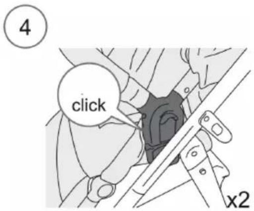 Topmark Pure T8050 - MONTAGE DES UMKEHRBARER SITZES HINTENWÄRTS GERICHTET - 3