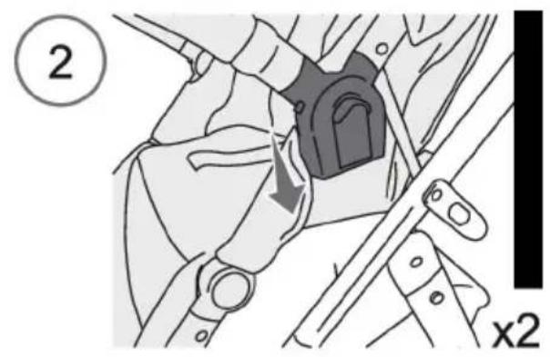 Topmark Pure T8050 - AVERTISSEMENT: UTILISEZ TOUJOURS LA CEINTURE. NE JAMAIS UTILISER L'ENTREJAMBE SANS LA CEINTURE DE MAINTIEN. - 1