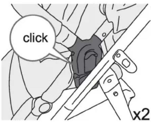 Topmark Pure T8050 - FITTING THE REVERSIBLE SEAT FORWARDS - 3