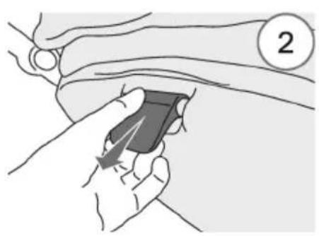 Topmark Pure T8050 - ADJUSTING THE BACKREST - 2