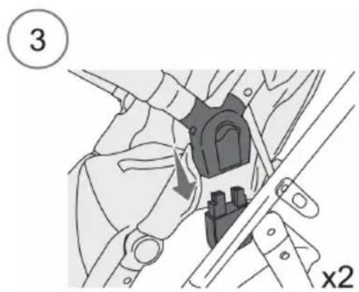 Topmark Pure T8050 - MONTAJE DEL ASIENTO REVERSIBLE A LOS PADRES - 2