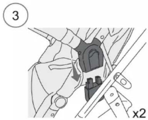 Topmark Pure T8050 - MONTAGE DU SIÈGE RÉVERSIBLE AU FACE PARENTS - 2