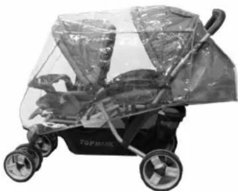 Topmark RILEY T2050 - BEFESTIGUNG DES REGENSCHUTZES - 1