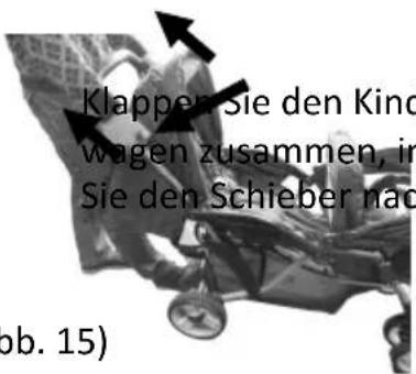 Topmark RILEY T2050 - ZUSAMMEN KLAPPEN DES KINDERWAGENS - 1
