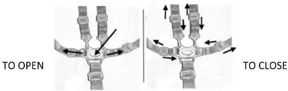 Topmark RILEY T2050 - ALWAYS USE THE CROTCH STRAP WITH WAIST BELTS. - 1