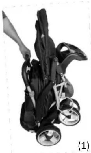 Topmark RILEY T2050 - ZUSAMMEN KLAPPEN DES KINDERWAGENS - 3