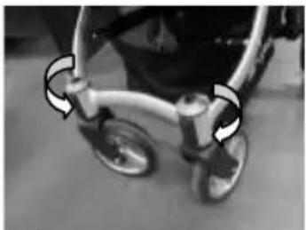 Topmark 2 Combi T8030 - BEVESTIGING VAN DE VOORWIELEN - 1