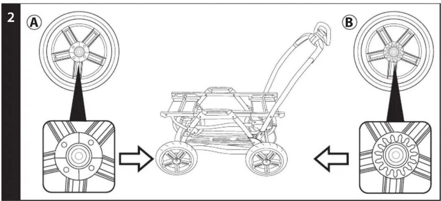 PEG PEREGO Carrello duettetriplette sw - carrello duette-triplette sw - 3