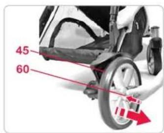 Römer BDUAL - Pour retirer les roues, procéder comme suit : - 1