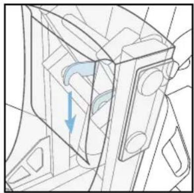 Twinny Load BikElift 2010 - Rotating the carrier up and securing it - 5