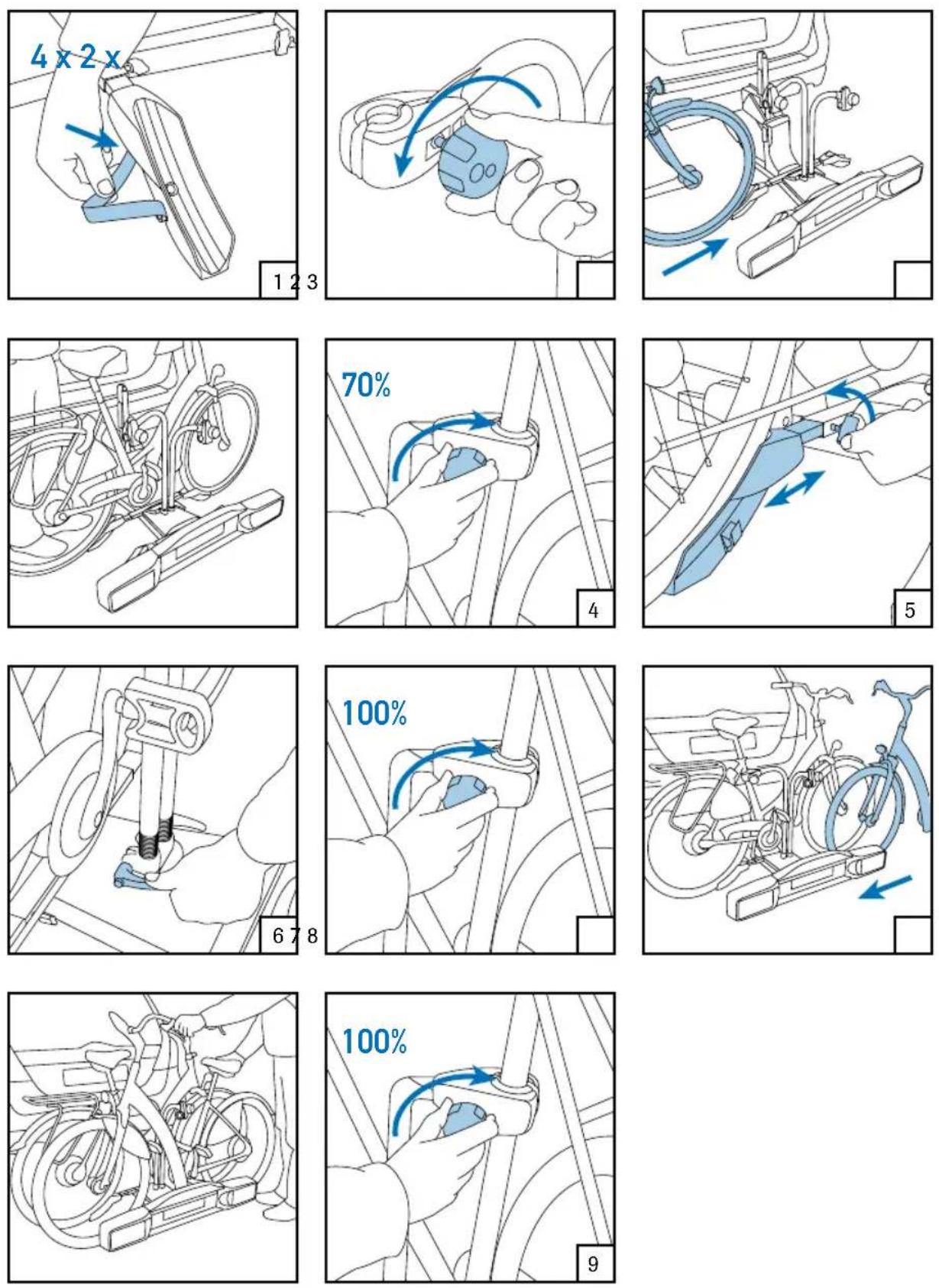 Twinny Load BikElift 2010 - Placing of bicycles - 1