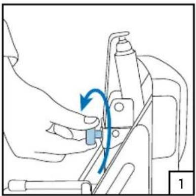 Twinny Load BikElift 2010 - Abaisser le porte-vélo - 1