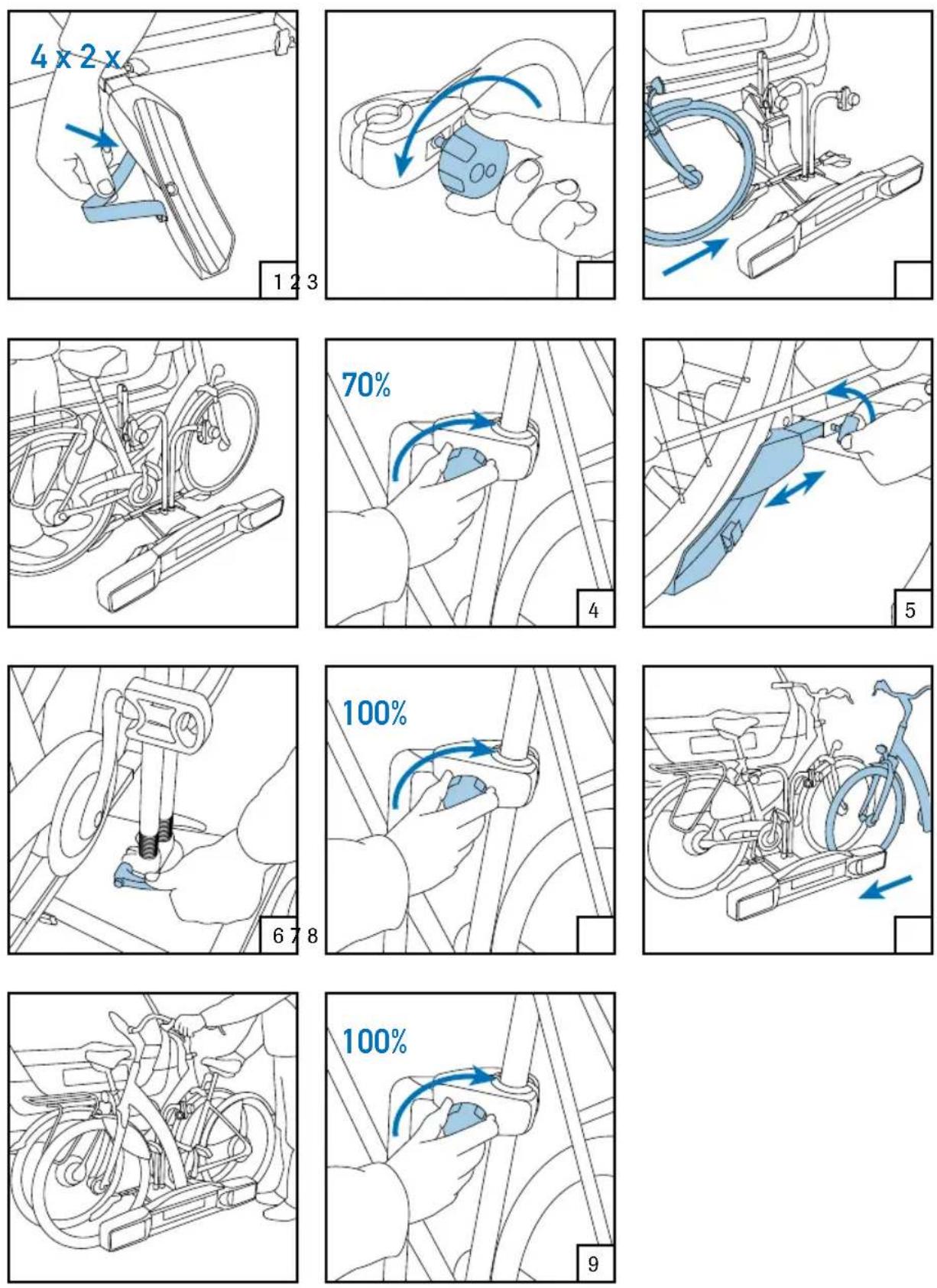 Twinny Load BikElift 2010 - Gemonteerde drager plaatsen - 4
