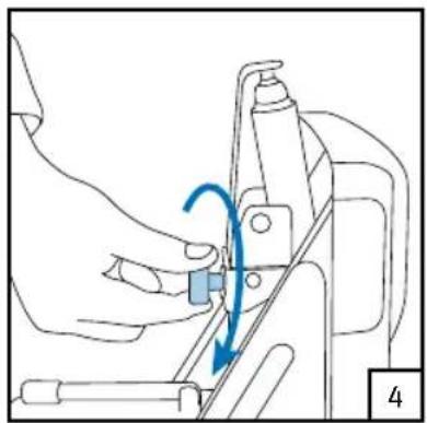 Twinny Load BikElift 2010 - Rotating the carrier up and securing it - 4