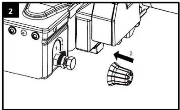 Pro-User Diamant SG3 - ADJUSTMENT OF THE QUICK CONNECTOR - 2