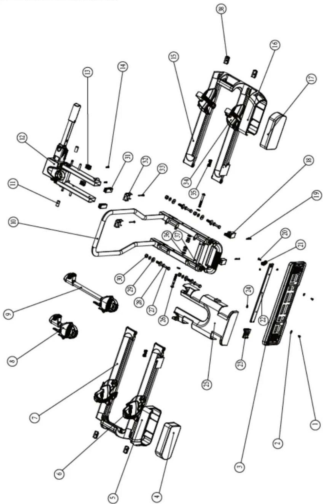 Pro-User Diamant SG3 - EXPLOSIONSZEICHNUNG - 1