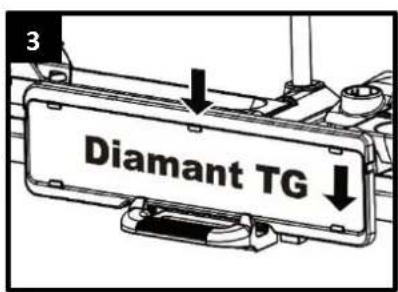 Pro-User Diamant SG3 - MONTAGE DES KENNZEICHENS AM FAHRRADTRÄGER - 3