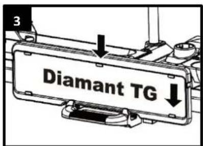 Pro-User Diamant SG3 - MONTAGE DE LA PLAQUE D'IMMATRICULATION SUR LE PORTE-VÉLO - 3
