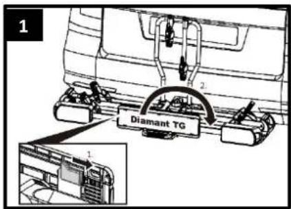 Pro-User Diamant SG3 - DISMANTLING THE BIKE CARRIER - 1