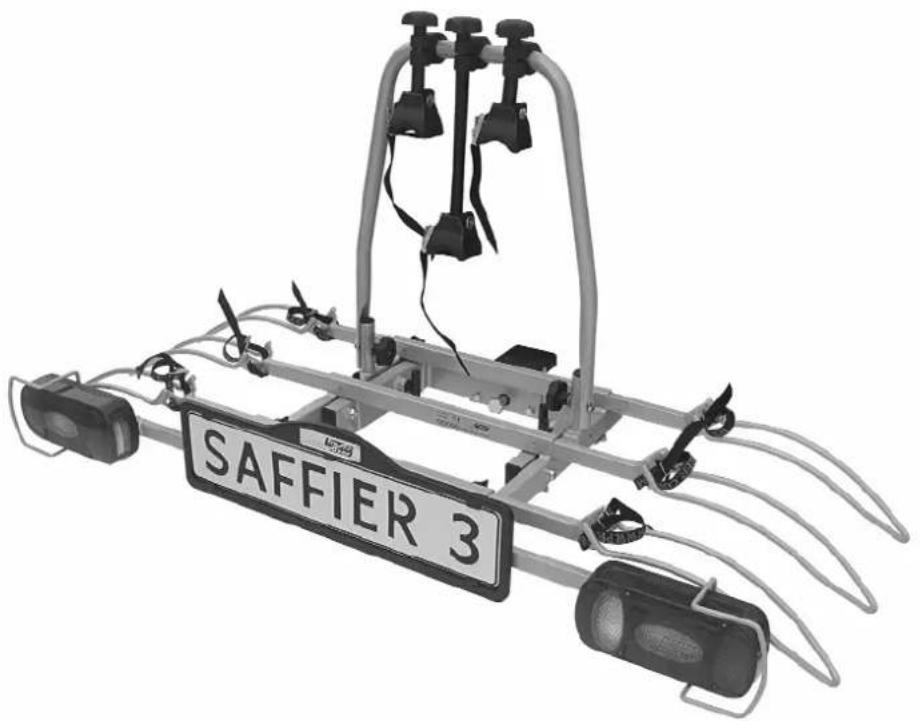 Pro-User Saffier III 91535 - Fietsendrager/ Fahrradträger/ Bike carrier/ Porte-vélos - 1