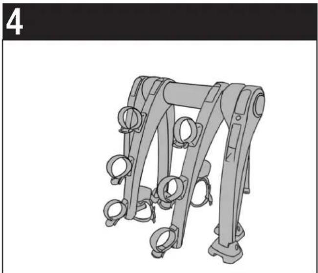 Saris SUPERBones - Remove Rack / Desmontaje del portabicicletas / Désinstallation du porte-vélos - 4