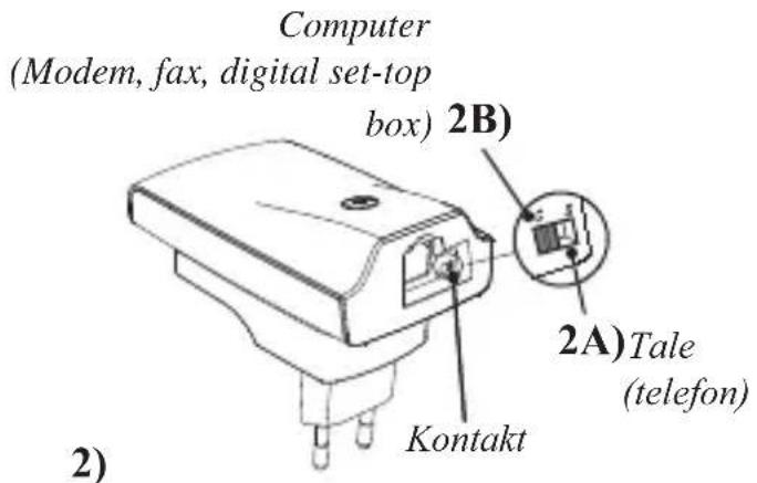 AUDIOLINE Wireless Phone Jack - INSTALLATION AF BASEENHED - 2