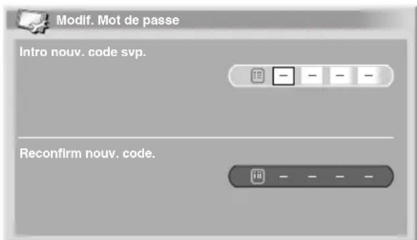 PIONEER PDP5080XA - Changement de mot de passe - 1