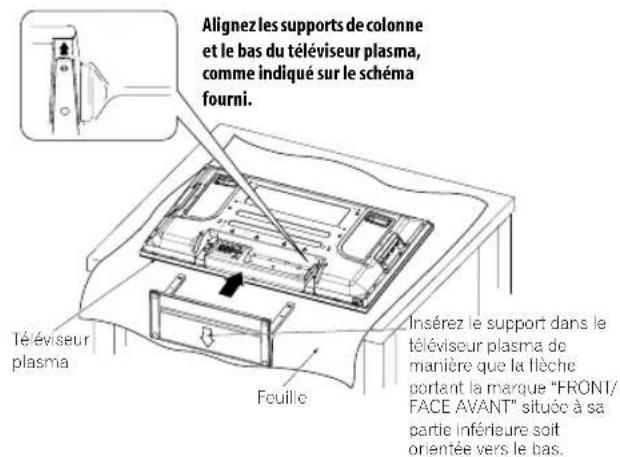 PIONEER PDP5080XA - Repose du support - 1