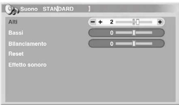 PIONEER PDP5080XA - Regolazioni del suono - 1